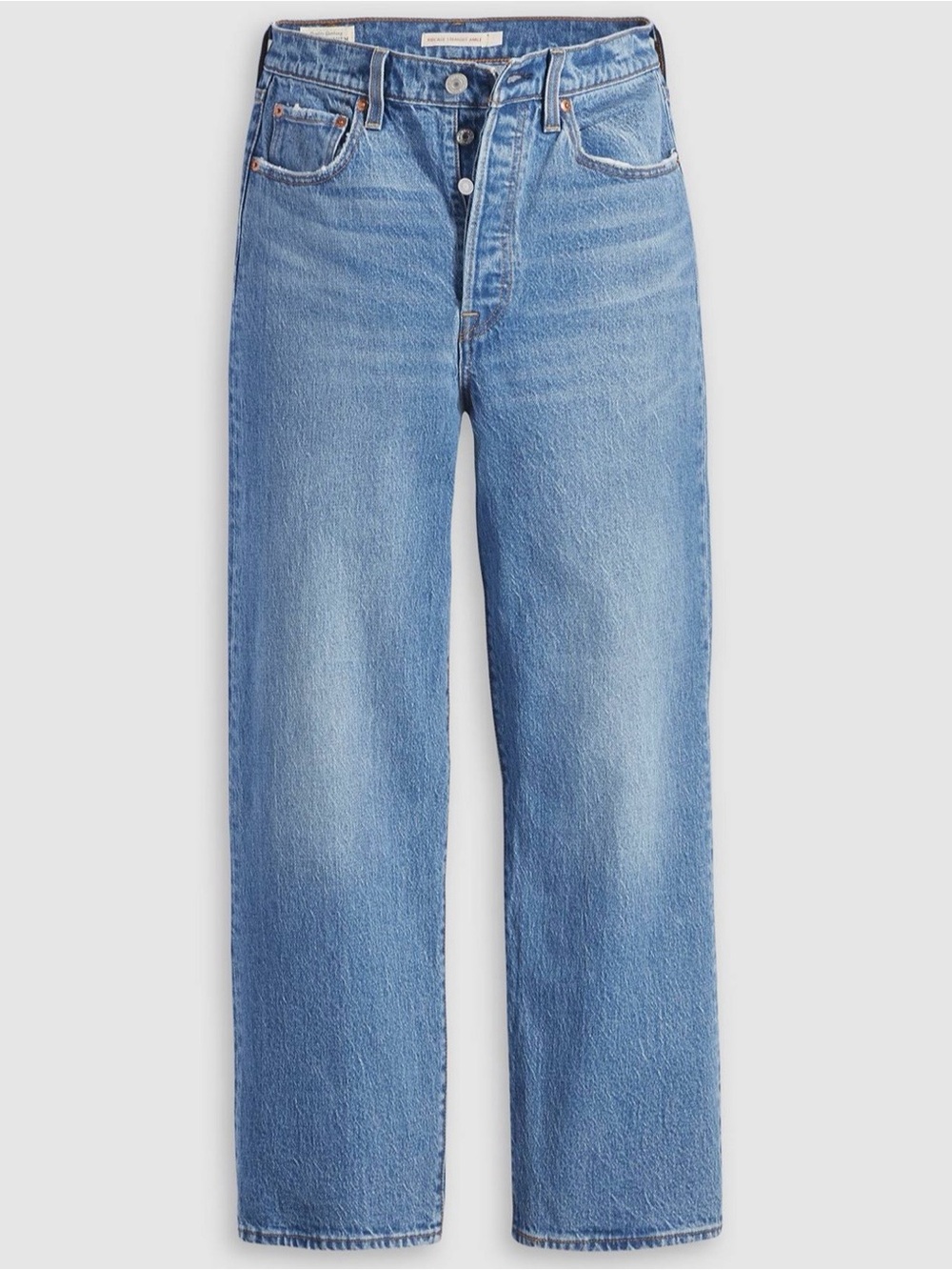 Levi’s Light Wash Ribcage Straight Ankle Jeans